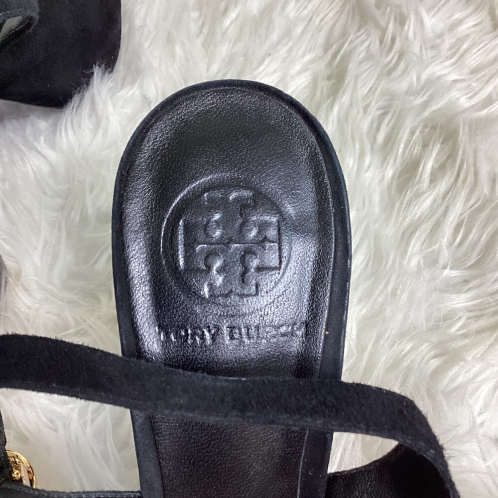 Tory Burch Slingback Heels – Size 9 – Black Suede - Picture 9 of 9